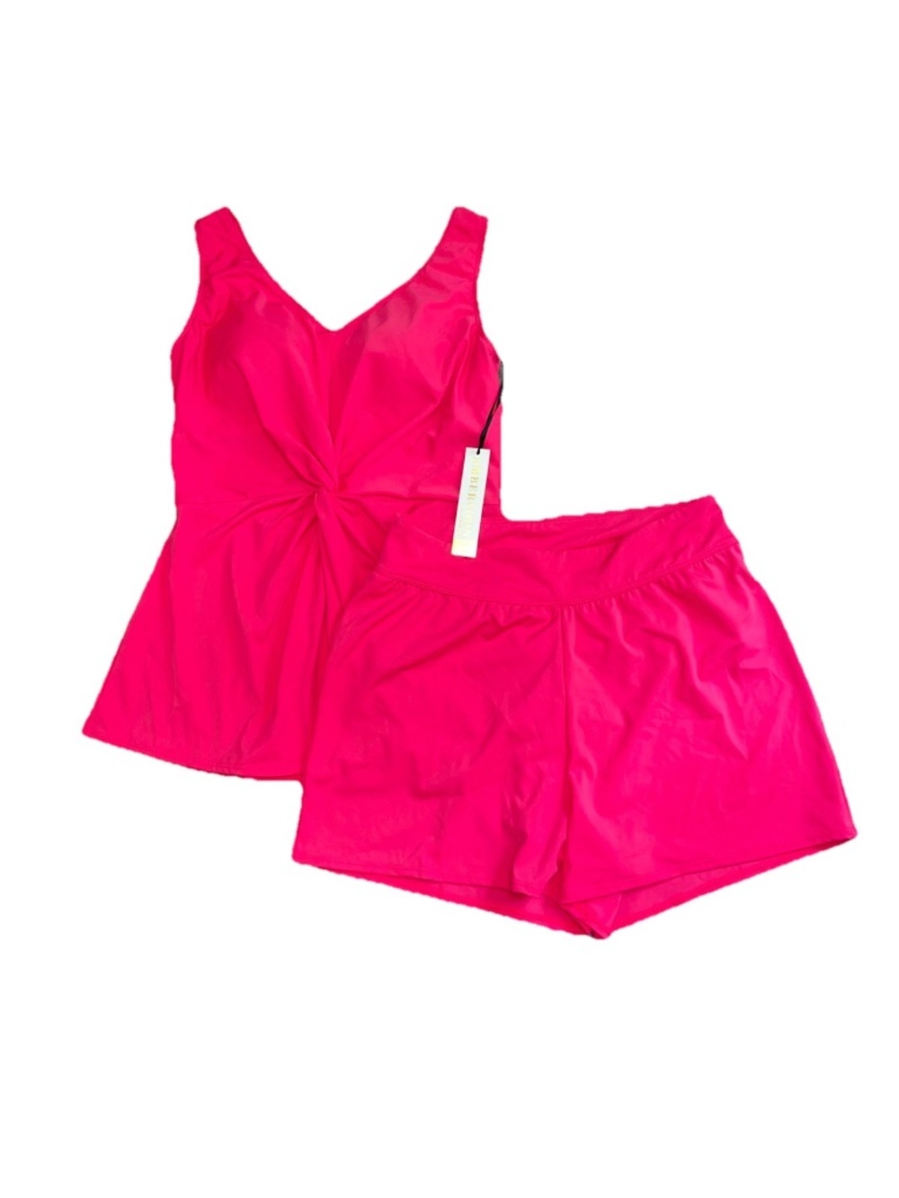 AmberNoon II  Tankini Swimsuit Size 6 UPF 50 Pink NWT